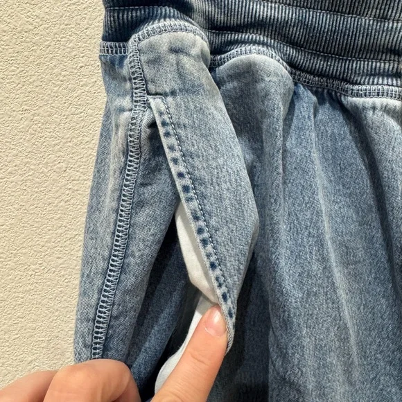 Aerie Light Blue Wide Leg Jeans - Picture 5 of 6